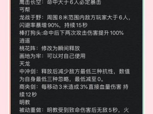 天龙八部手游丐帮职业深度解析：丐帮定位与全方位技能详解