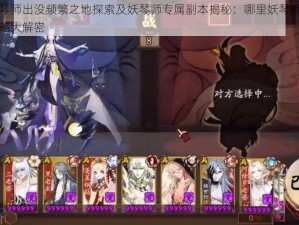 阴阳师妖琴师出没频繁之地探索及妖琴师专属副本揭秘：哪里妖琴师出没最多？副本攻略大解密