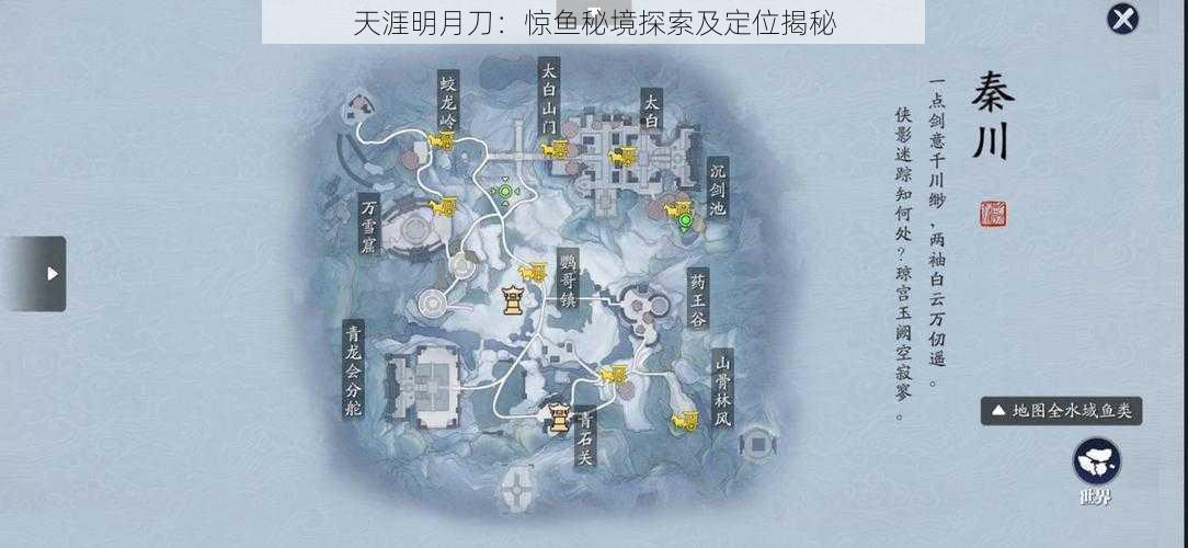 天涯明月刀：惊鱼秘境探索及定位揭秘